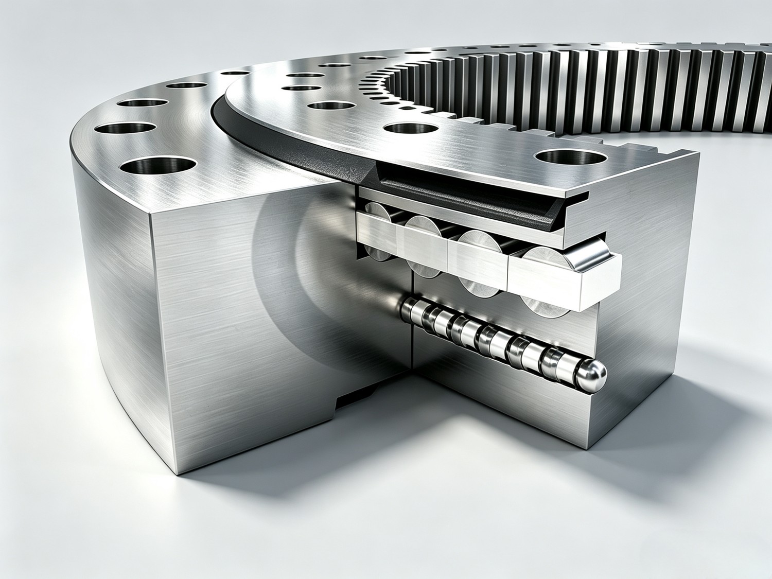 Roller And Ball Combination  Series Slewing Bearing