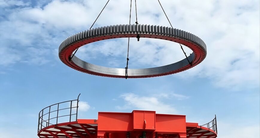 Southeast Asia Tower Crane Failure Case Early Wear of Slewing Bearings Caused by Non-Standard Installation